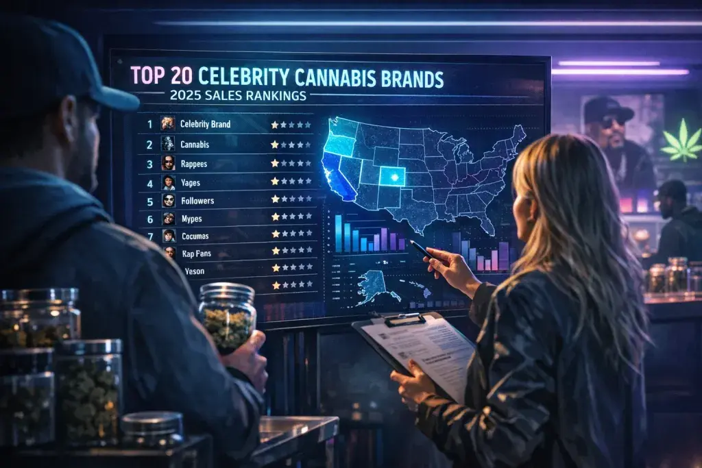Hoodie Analytics Ranks Top 20 Celebrity Cannabis Brands for 2025 Sales