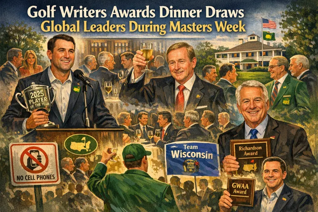 Golf Writers Awards Dinner Draws Global Leaders During Masters Week