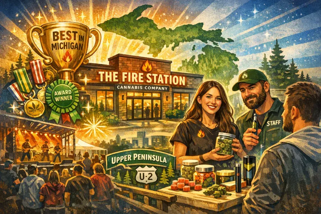 The Fire Station Cannabis Company Earns Acclaim as Michigan's Premier Dispensary Chain