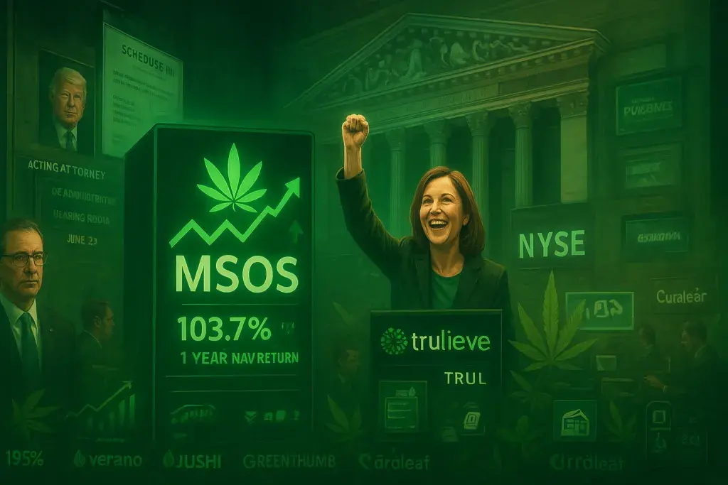 Cannabis ETF Surges as Traders Bet on Federal Rescheduling Outcome