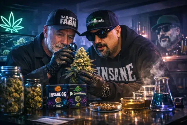 Barney’s Farm and Dr. Greenthumbs Launch Insane OG in Global Cannabis Collaboration